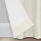 ECLIPSE Kendall Modern Blackout Thermal Rod Pocket Window Curtain for Bedroom or Living Room 1 Panel 42 X 63 Ivory
