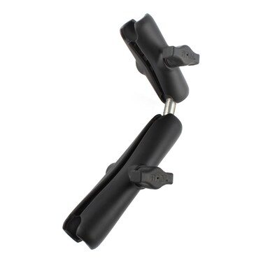 RAM Mounts Double Socket Arm with Dual Extension and Ball Adapter RAMB201201UC Compatible with RAM B Size 1 Components