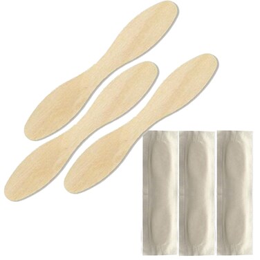Perfect Stix  ASO24W12PO5100 Wooden Craft StickPlain Taster Spoon Paper Wrapped 5 Length Pack of 100