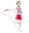 Black and White 7foot Jump Rope with Plastic Segmentation by KRoo Sports