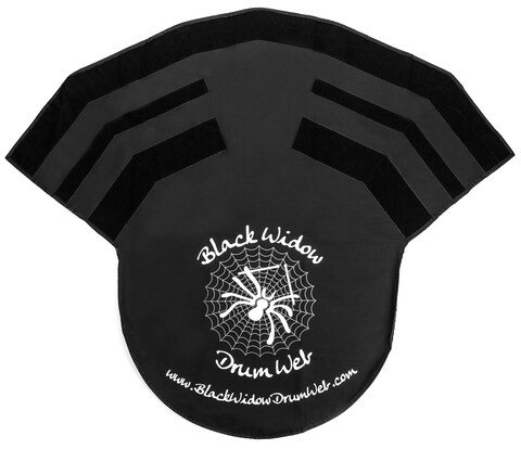 Black Widow Drum Web Anchoring Drum Mat The Ultimate Drum Mat