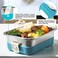 Stainless Steel Lunch Box with Silicone SleeveBento BoxFood Storage ContainersLeakProofReusable and MicrowavableIdeal for Work  TravelOntheGo Meal Prep  Dishwasher Safe1200ml41Oz