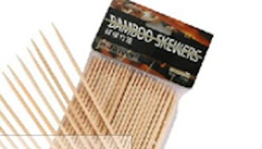 JapanBargain 3774 BBQ Bamboo Skewers for Grilling Shish Kabob Grill Fruit Corn Chocolate Fountain Cocktail Picks Long Toothpicks for Appetizers 6 inch 100pcs