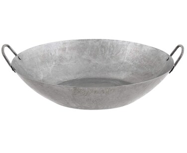Town Food Service 14 Inch Cantonese Flat Bottom Wok