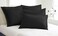 Fresh Ideas Poplin Tailored 2Pack Pillow Sham King Black FRE201XXBLAC09