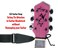 Performance Plus GS1B Electric or Acoustic Black Guitar Strap Including Ties for Acoustics 53