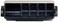 San Jamar Dome Garnish Center 5 Tray with Caddy for Kitchen Bar And Restaurants Plastic 8 Pints Black