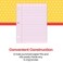 School Smart 3Hole Punched Filler Paper 812 x 11 Inches Pink 100 Sheets  087155