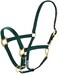 Hamilton 34Inch Nylon Arabian Horse Halter with Adjustable Chin and Throat Snap Average 800 to 1100 pounds Dark Green