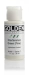 Golden Fluid Acrylic Paint 1 OunceInterference Green Fine
