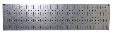 Wall Control Narrow Pegboard 8in x 32in Galvanized Metal Pegboard Runner Tool Board