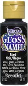 DecoArt DAG6730 Americana Gloss Enamel Paint 2Ounce Black