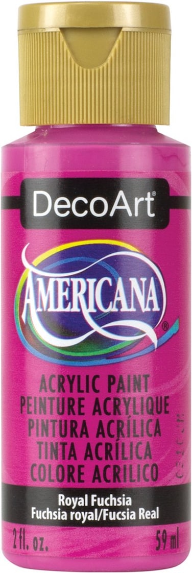 DecoArt Americana Acrylic Paint 2Ounce Royal Fuchsia