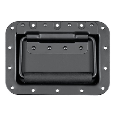 Reliable Hardware Company RH0520BKA Large Spring Loaded Recessed Handle Black
