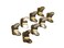 Reliable Hardware Company RH15108A Corner Nickel 8 Count
