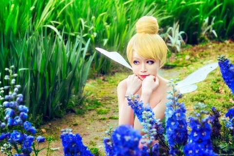 Angelaicos Womens Prestyled Buns Party Anime Cosplay Costume Wig Short Blonde
