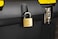 BRINKS  40mm Solid Brass Keyed Padlock with 78 Shackle Clearance 2Pack  Chrome Plated with Hardened Steel Shackle 17140202
