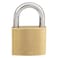 BRINKS  40mm Solid Brass Keyed Padlock with 78 Shackle Clearance 2Pack  Chrome Plated with Hardened Steel Shackle 17140202