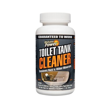 Instant Power Toilet Tank Cleaner  Bathroom Toilet Cleaning Powder Removes Rust and Other Minerals No Scrubbing 16 Oz
