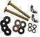 Kissler  Company Inc 687321 Tank to Bowl Bolt Set Heavy Duty Solid Brass