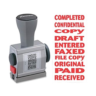 XstamperR 10In1 Phrase Stamp Red