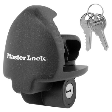 Master Lock 379ATPY Universal Trailer Hitch Lock  Black