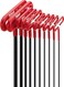 EKLIND 53610 Cushion Grip Hex TKey allen wrench  10pc set SAE Inch Sizes 33238 6in series