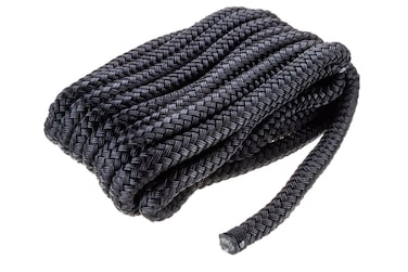 SEACHOICE DoubleBraid Nylon Dock Line 58 x 25 40441 Black