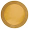 8Count Glitz Round Placemats with Glitter Border Gold