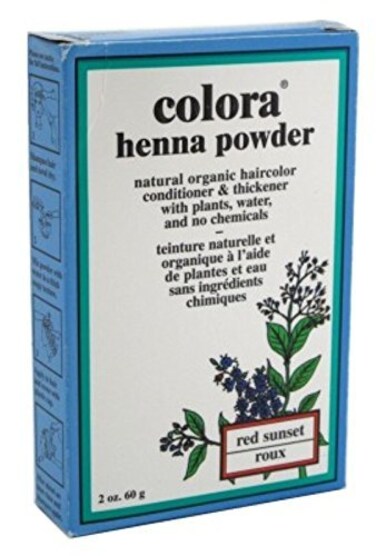 Colora Henna Powder Hair Color Red Sunset 2 Ounce 59ml 6 Pack