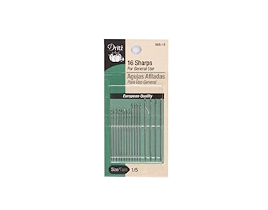 Dritz 56S15 Sharps Hand Needles Size 15 16Count