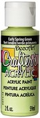 DecoArt Crafters Acrylic Paint 2Ounce Early Spring Green