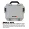 Nanuk 905 Waterproof Hard Case with Foam Insert  Silver