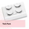 Eylure Press On PreGlued False Eyelashes Light Wispy Accent Lash No 003 Twin Pack