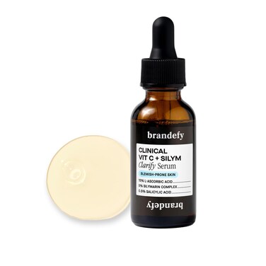 Brandefy Vitamin C  Silym Clarify Serum for BlemishProne Skin Complexion Clearing Anti Aging Brightening 1oz Made In The USA