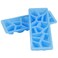 Chef Craft Select Plastic Ice Tray 1025 inch 2 piece set yields 15 cubes Blue