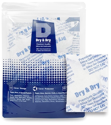 Dry  Dry 20 Gram 10 Packets Silica Gel Packets Desiccants Silica Packets  Rechargeable Silica Gel Packs Moisture Absorbers Desiccants Packets Silica Gel