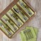WNA 50 Count Reflections 42 Petite Plastic Tasting Fork Silver