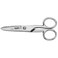 Klein Tools 21007 Electrician Scissors Made in USA for Home Theater Datacom Telecom Cuts Crimps Strips Nickel Plated