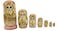 Winterworm Cutie Handmade Wooden Traditional Russian Girl in Moscow Kremlin Traditional Russian Nesting Dolls Matryoshka Dolls Set 7 Pieces for Kids Toy Home Decoration
