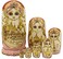 Winterworm Cutie Handmade Wooden Traditional Russian Girl in Moscow Kremlin Traditional Russian Nesting Dolls Matryoshka Dolls Set 7 Pieces for Kids Toy Home Decoration