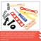 U S Toy Tool Set Movable Play Tools for Kids Pretend Play Kids Construction Kit for Kids Party Favors Birthday Gifts 12Pack Toddler Toys 3 Years  Up