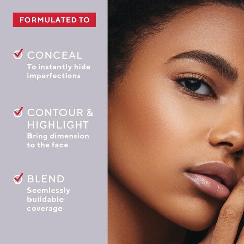 Mirabella Invincible For All Perfecting Under Eye Concealer Full Coverage  Hydrating Makeup Concealer for Dark Circles Fine Lines  Wrinkles wHyaluronic Acid  Ivory I50