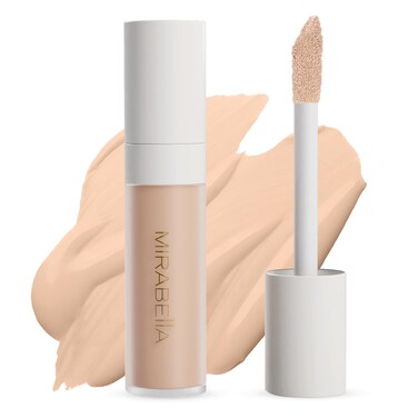 Mirabella Invincible For All Perfecting Under Eye Concealer Full Coverage  Hydrating Makeup Concealer for Dark Circles Fine Lines  Wrinkles wHyaluronic Acid  Ivory I50