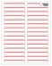 MACO LaserInk Jet Red File Folder Labels 23 x 3716 30 per Sheet 1500 per Box MLFF32