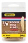 General Tools 8495 Pocket Hole Plugs Hardwood 50Pack