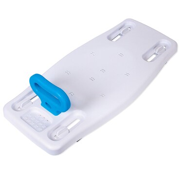 Carex Portable Shower Bench  Shower Bath Seat  Fits tub having width in the range of 1928 Comfortable Contoured Seating Area with 300 Pound Weight Capacity Portable and Easy to Store