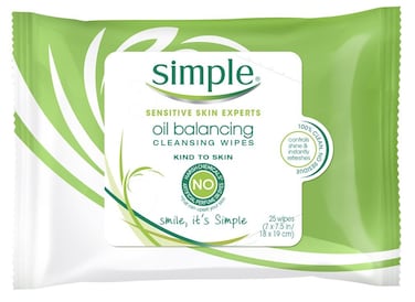 Simple Oil Balancing Wipes 25 Count 3 Packs3