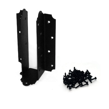 Ozco Building Products 56670 Laredo Sunset 8inch to 10inch Joist Hanger Flush 4 per Pack  Black