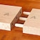 Wolfcraft 2960405 14 in 6 mm x 1 18 in 29 mm Fluted Beechwood Dowel Pin 36Pack